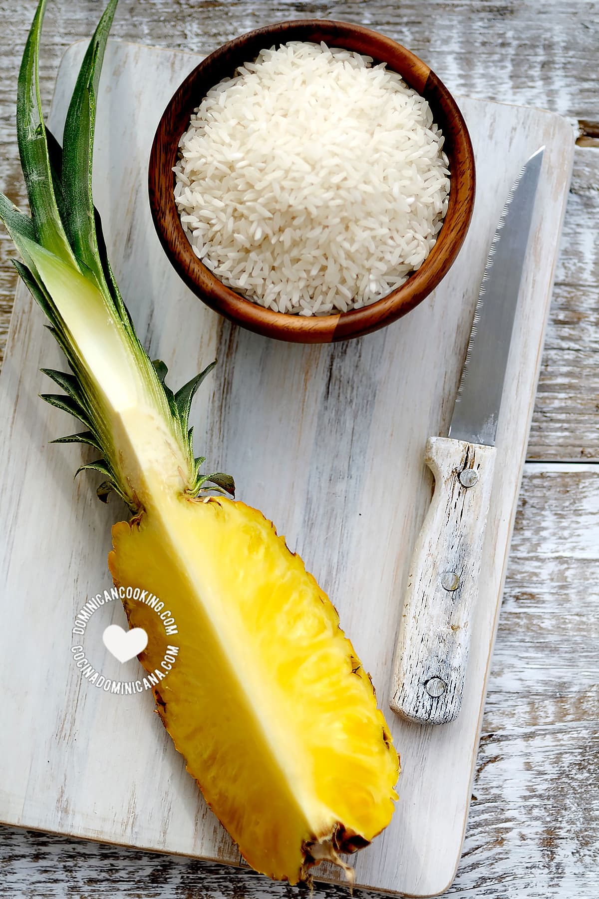 Pineapple and rice