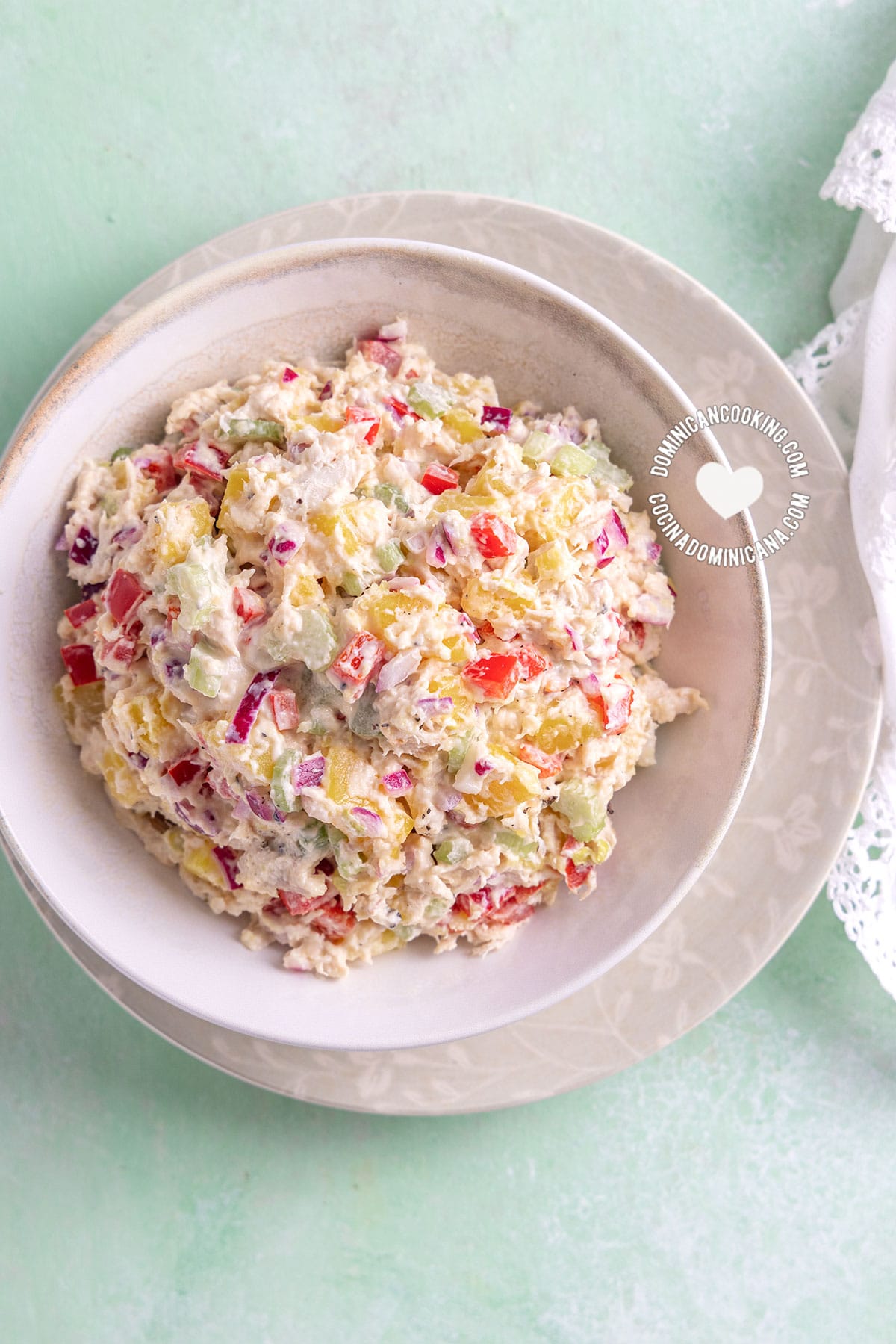 Ensalada de papa (chicken and potato salad).