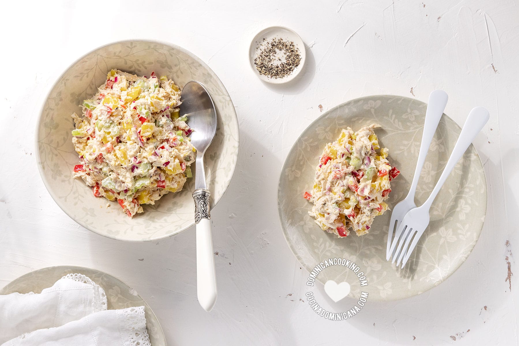 Ensalada de papa (chicken and potato salad).