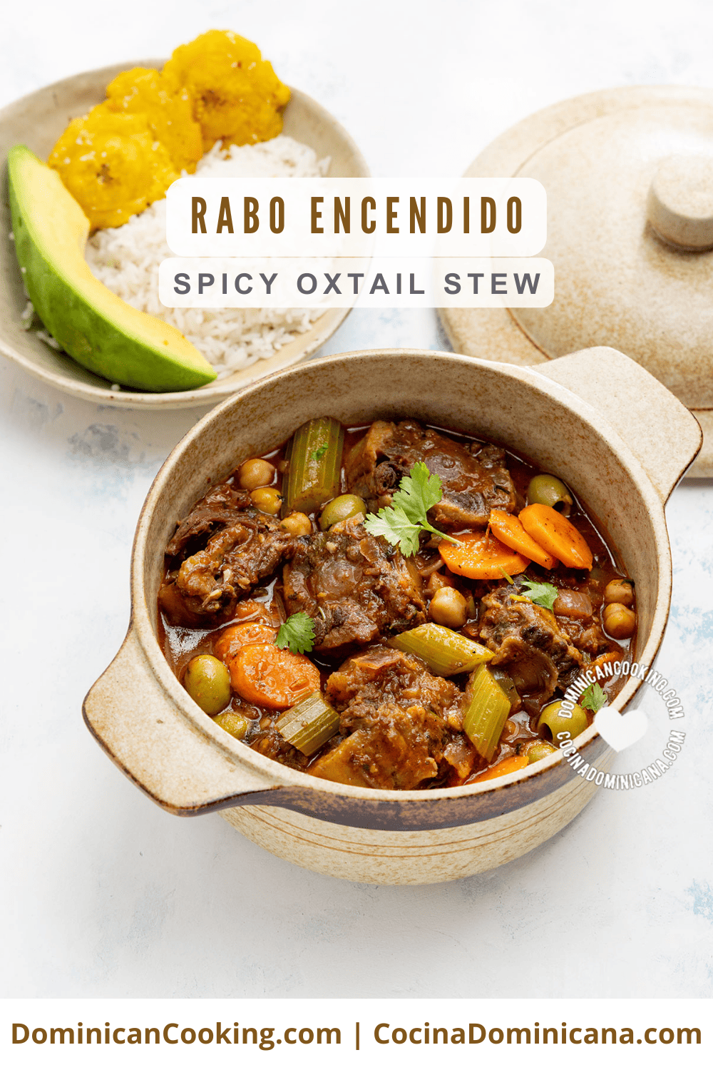 Rabo guisado (spicy oxtail stew).
