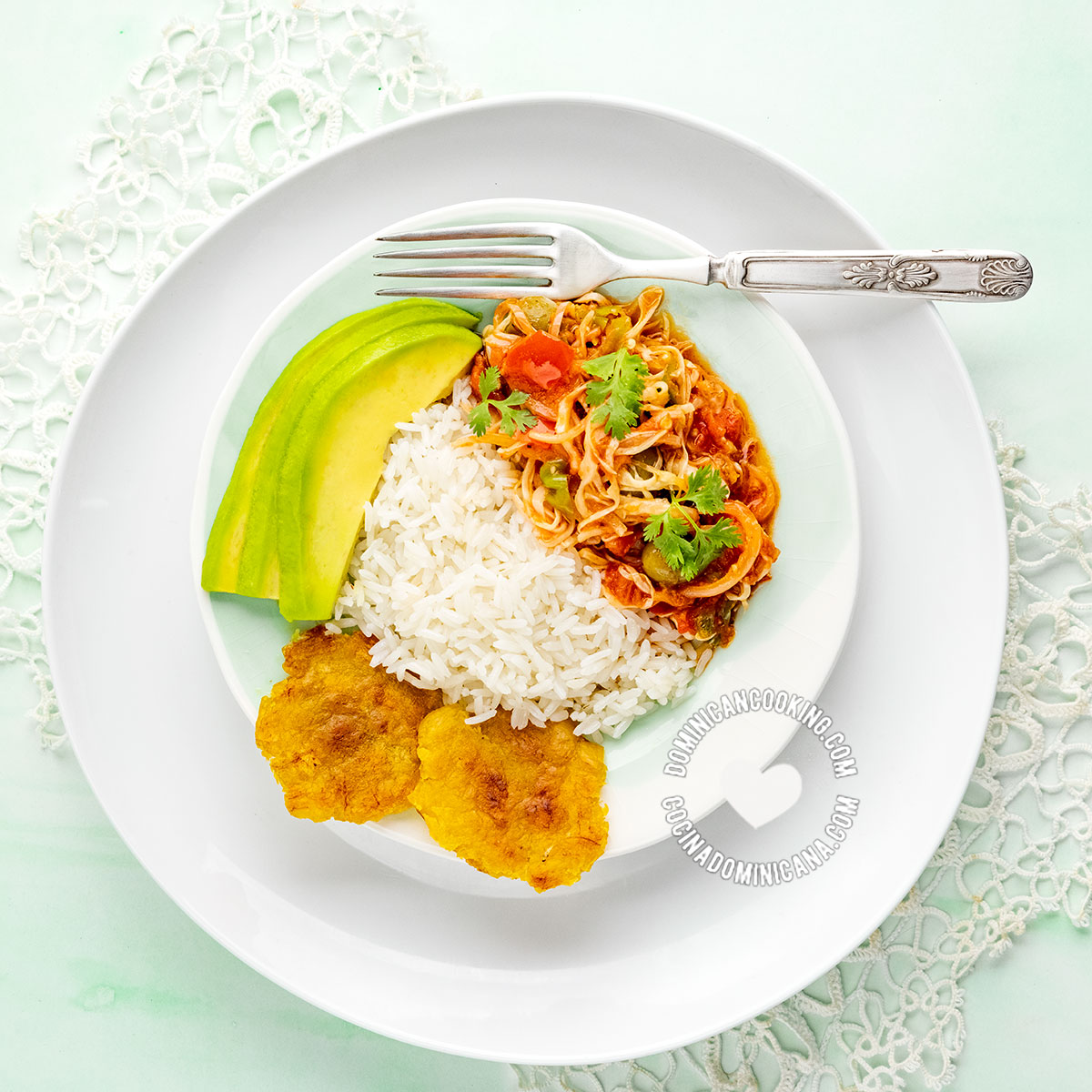 Repollo guisado (Dominican stewed cabbage).