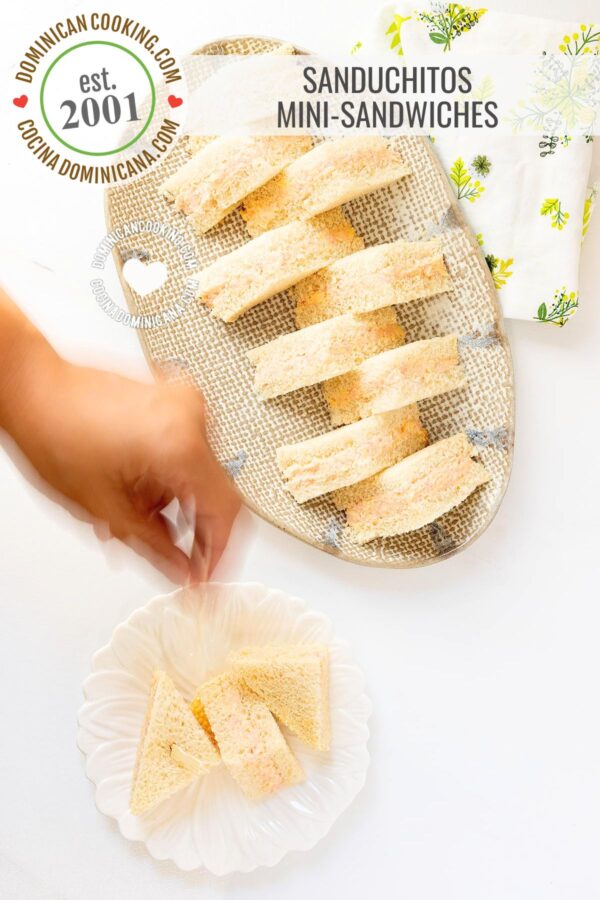 Sanduchitos or sandwichitos (mini-sandwiches).