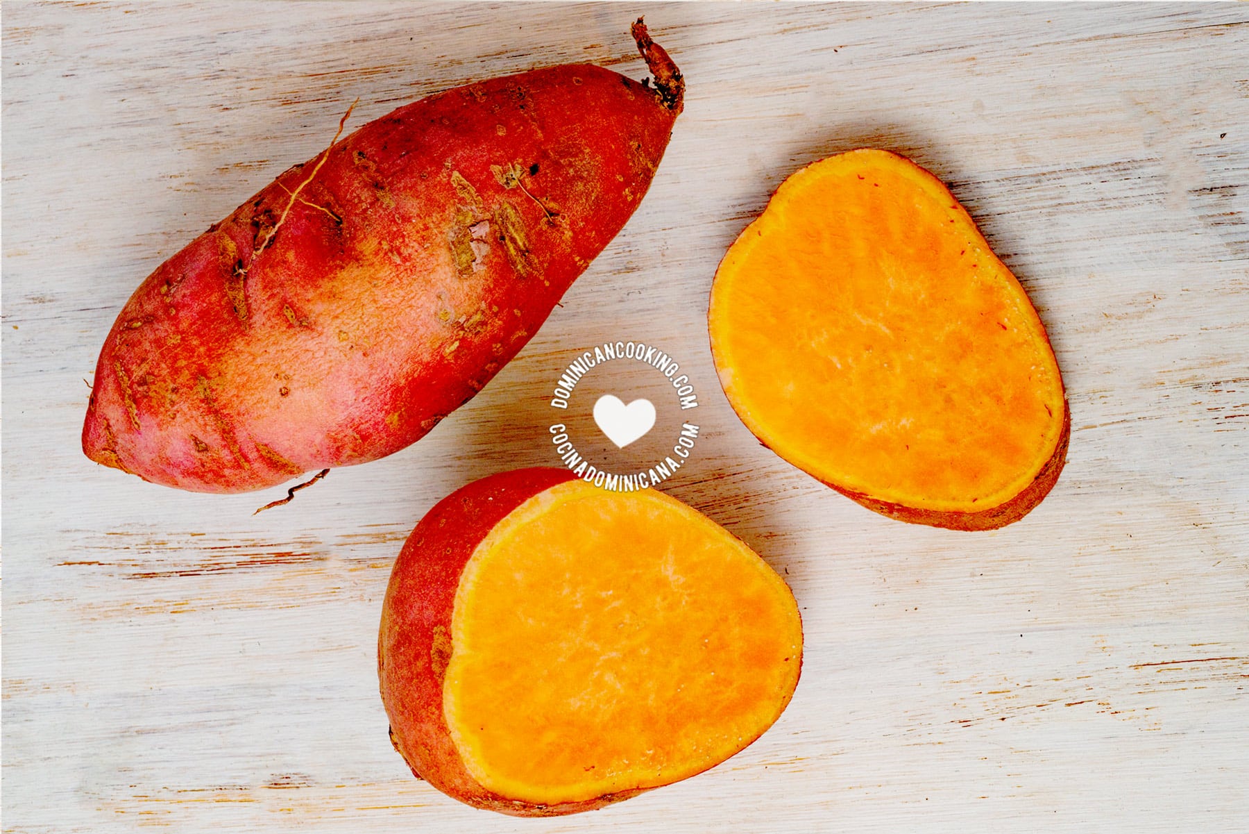 Orange sweet potato