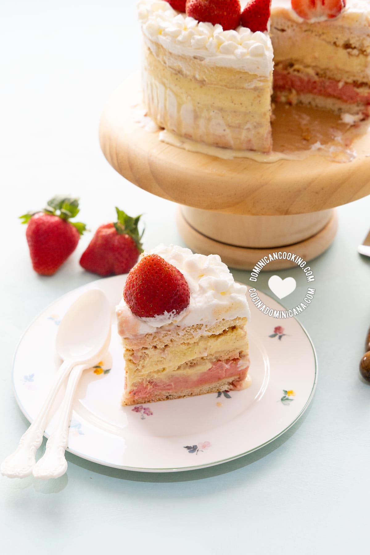 Tarta helada (ice cream cake).