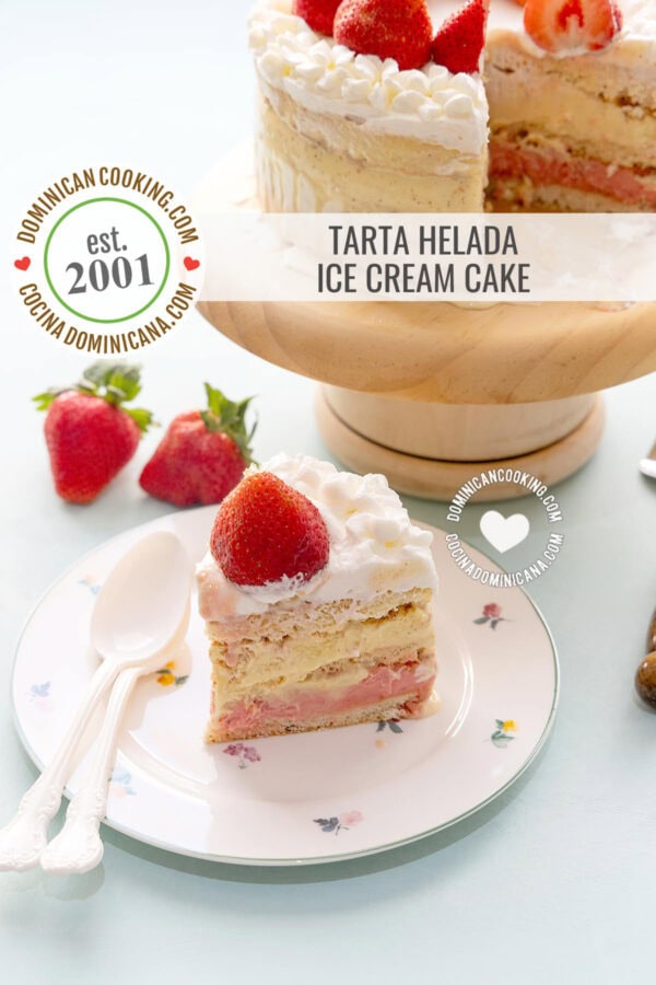 Tarta helada (ice cream cake).