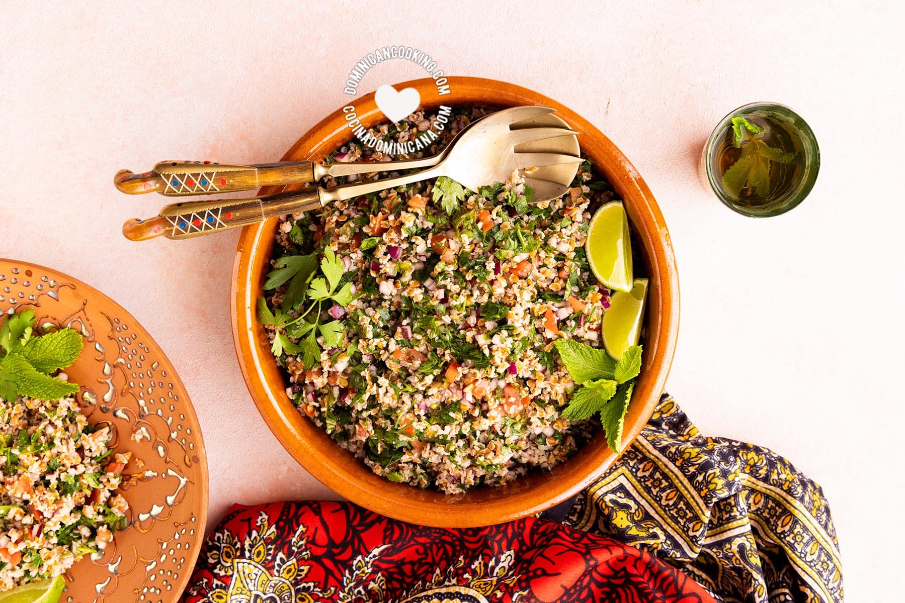 Tipili (Dominican tabbouleh).