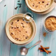 Trigo con dulce or trigo con leche (bulgur pudding).