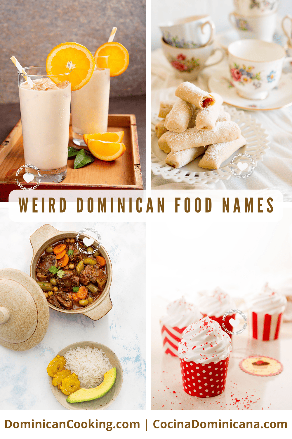 4 Dominican dishes with weird names.
