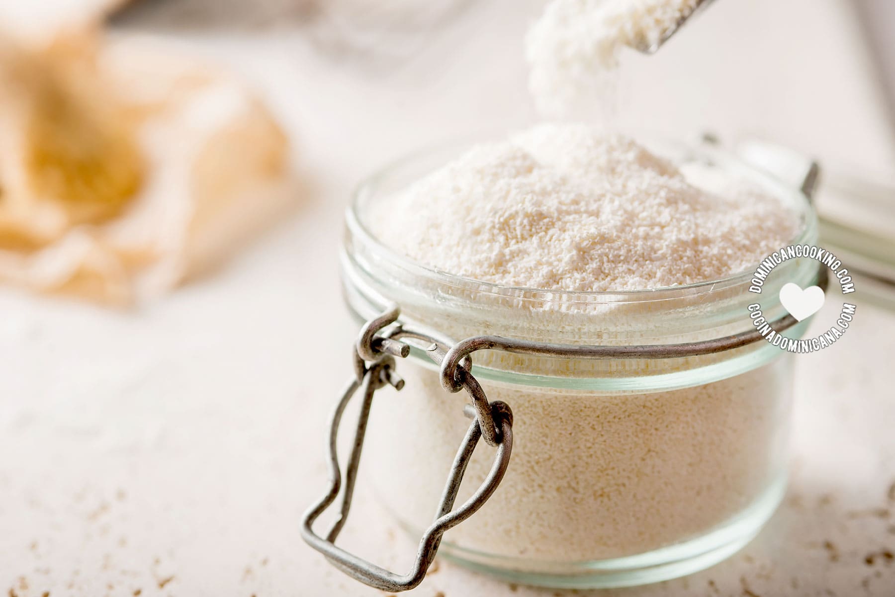 Yuca flour or cassava flour.